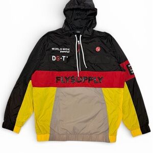 Men's Multicolor Flysupply Hooded Windbreaker